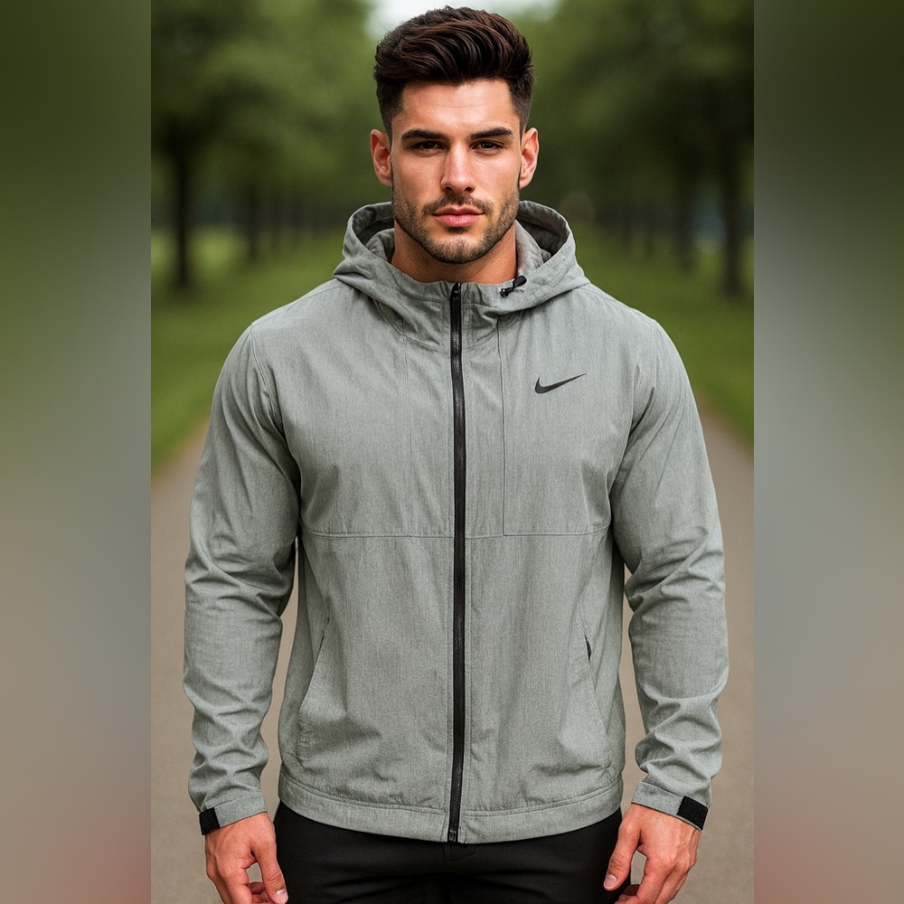 Nike Grey Waterproof Jacket Size XL